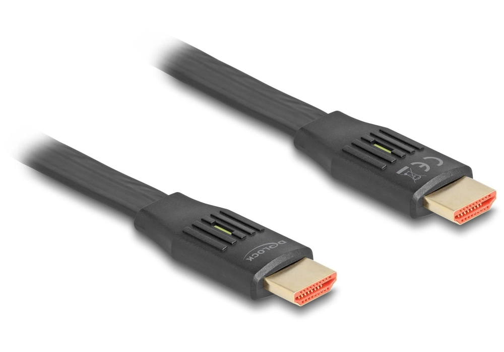 Delock Câble 8K 60 Hz Flat HDMI - HDMI, 1 m