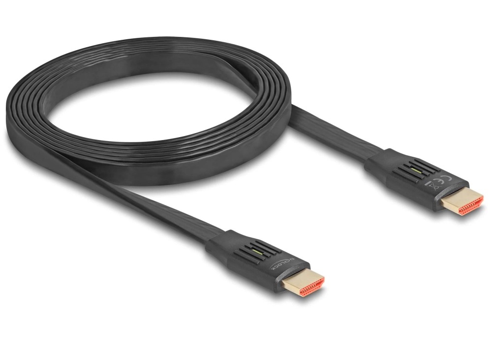 Delock Câble 8K 60 Hz Flat HDMI - HDMI, 2 m