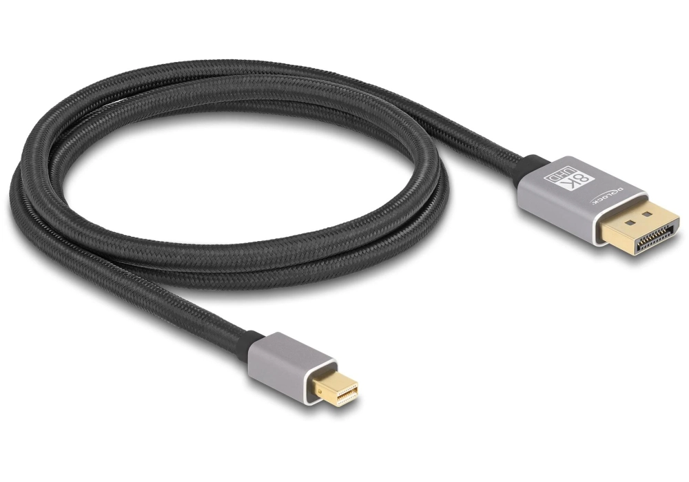 Delock Câble 8K 60 Hz Mini DisplayPort - DisplayPort, 1 m