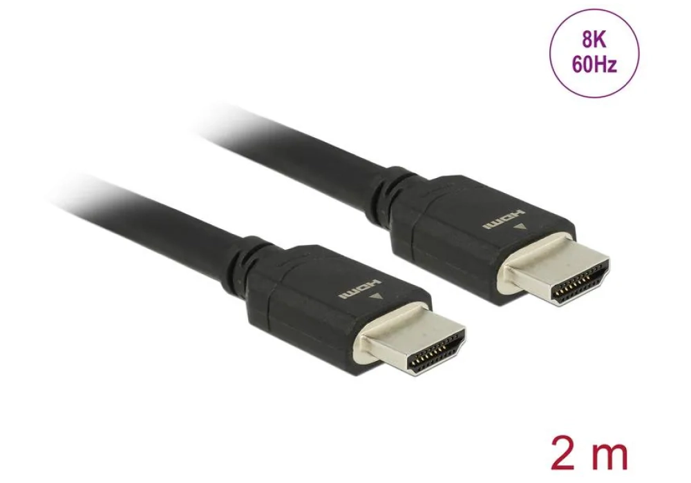 Delock Câble 8K 60Hz HDMI - HDMI, 2.0 m