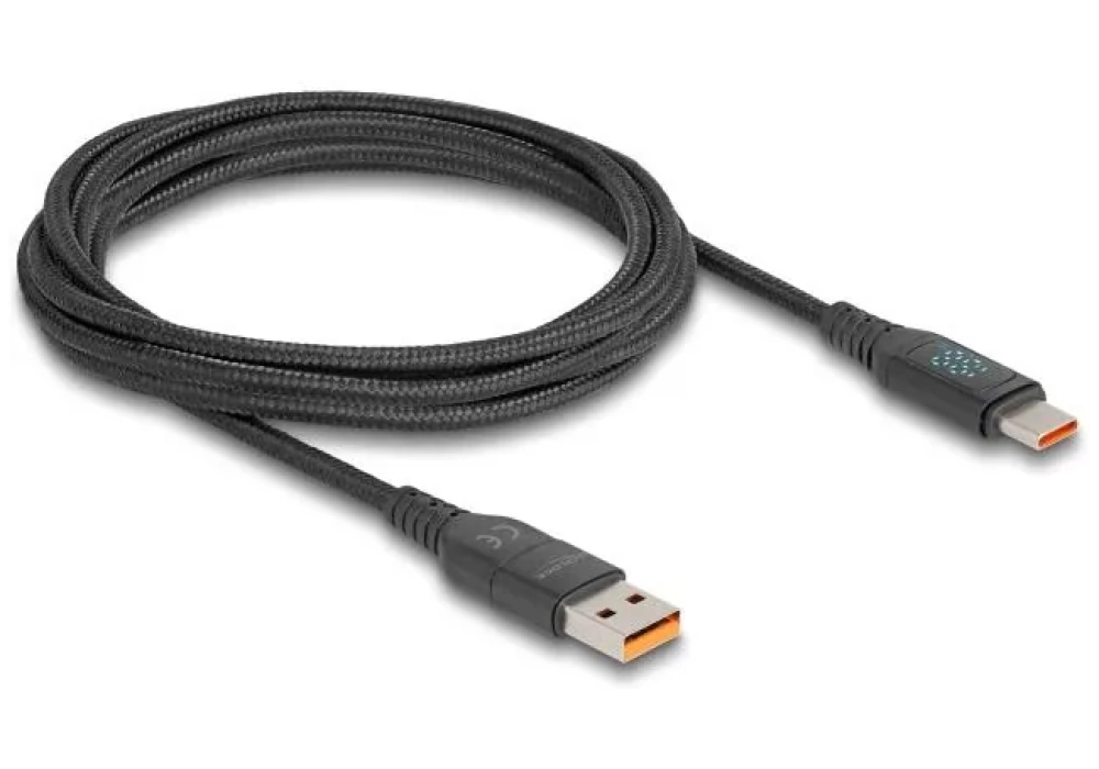 Delock Câble chargeur USB C - USB A/USB C 1.2 m