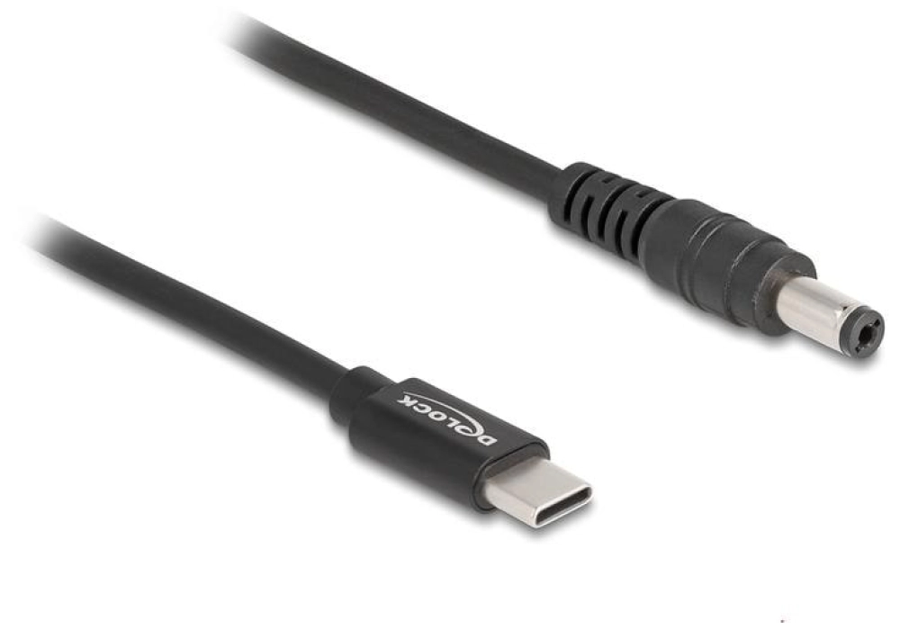 DeLOCK Câble de chargement USB-C vers 5.5 x 2.1 mm - 1.5 m