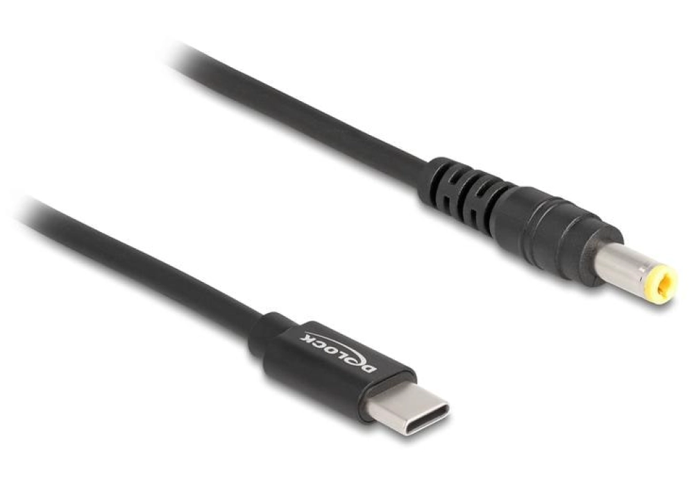 DeLOCK Câble de chargement USB-C vers 5.5 x 2.5 mm - 1.5 m