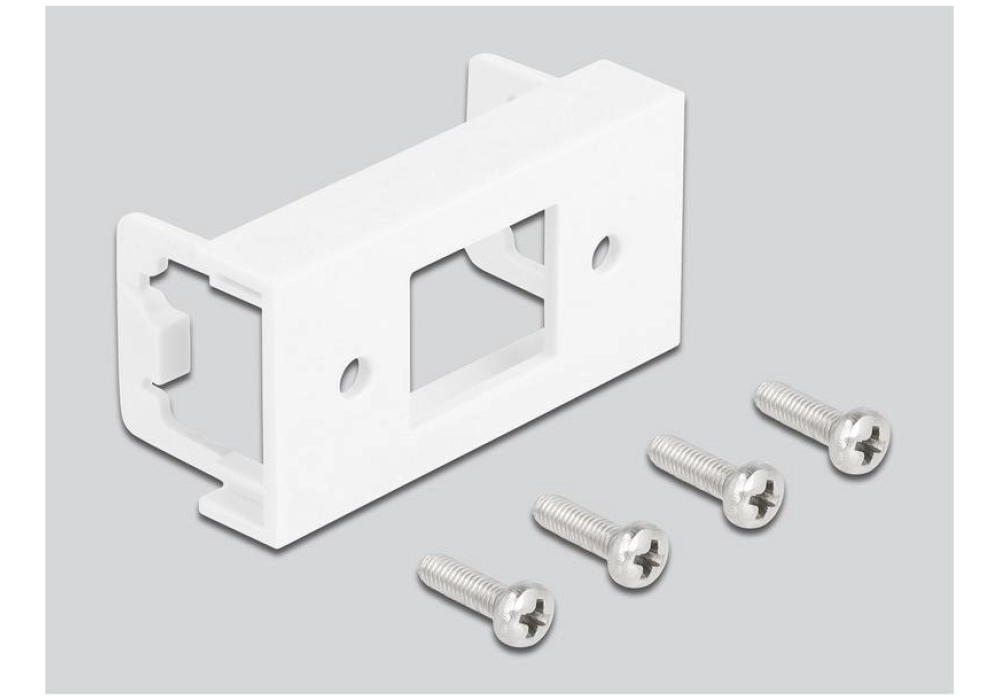 DeLOCK Câble de raccordement F/F Easy 45 Cat 6A, S/FTP (Noir) - 0.5 m