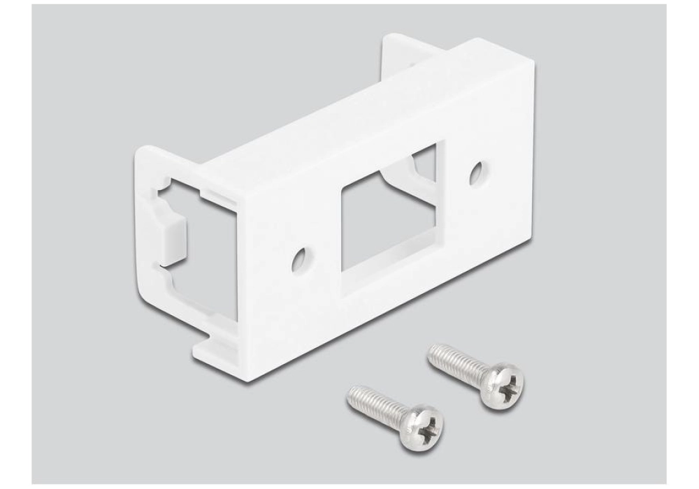 DeLOCK Câble de raccordement M/F Easy 45 Cat 6A, S/FTP (Noir) - 0.25 m