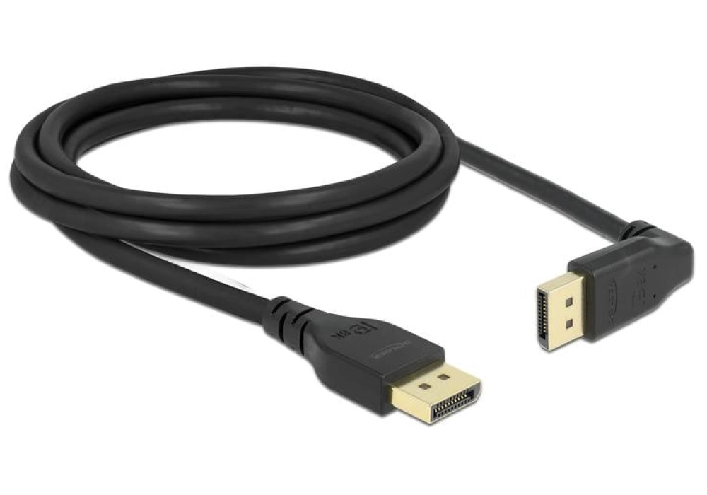 DeLOCK Câble DisplayPort - DisplayPort coudé 8K 60Hz - 2.0 m