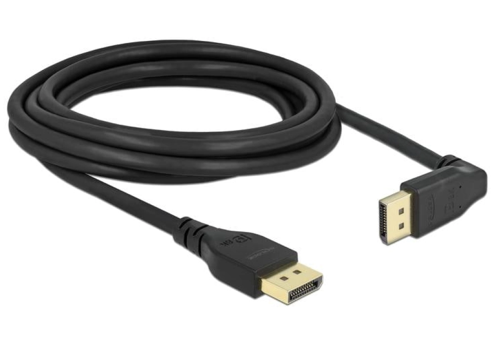 DeLOCK Câble DisplayPort - DisplayPort coudé 8K 60Hz - 3.0 m