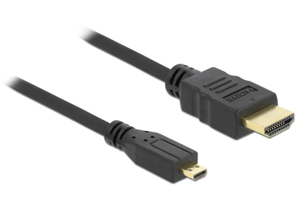 Delock Câble HDMI - Micro HDMI (HDMI-D) - 1.0 m