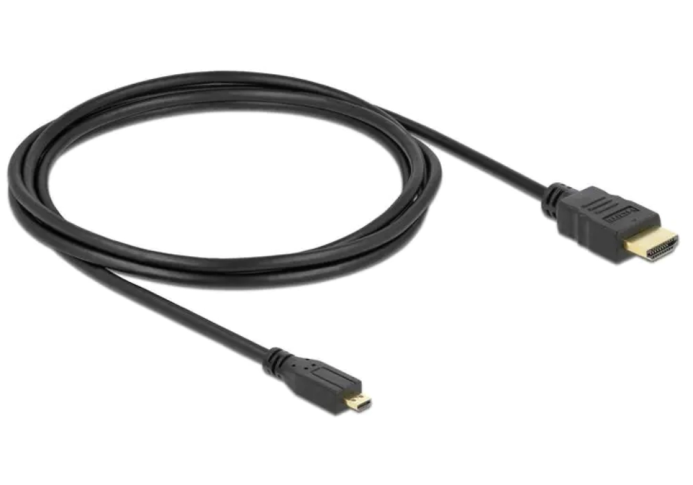 Delock Câble HDMI - Micro HDMI (HDMI-D) - 2.0 m