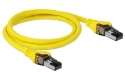 Delock Câble patch RJ-45-RJ45 Cat 8.1, S/FTP, 1 m, Jaune