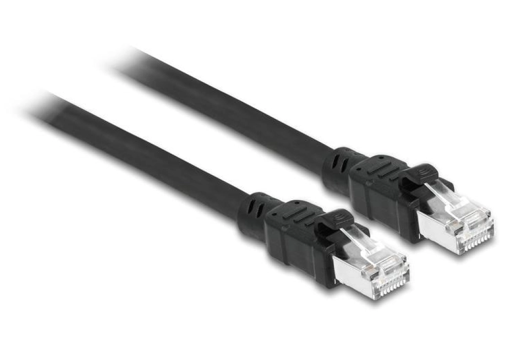 DeLOCK Câble RJ45 Cat 6A, F/UTP, Structure métal - 0.5 m