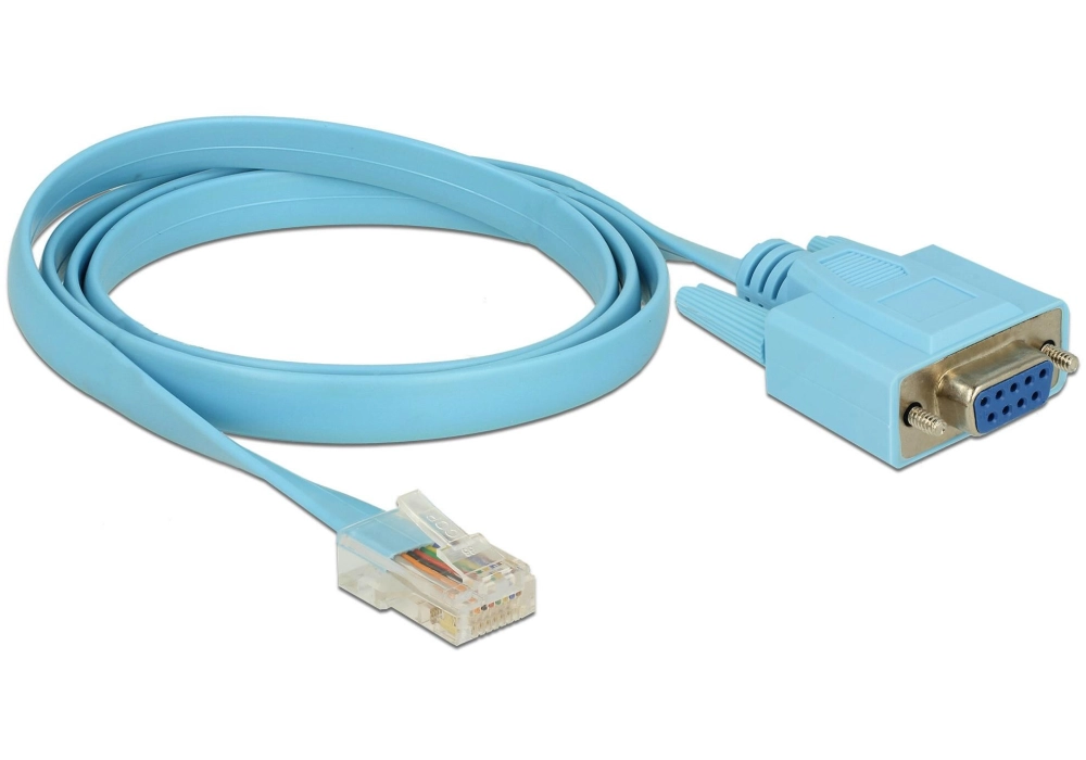 Delock Câble RS-232 DB9 vers RJ-45 Compatible Cisco - 1m