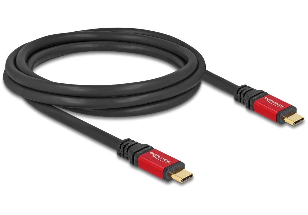 Delock Câble USB 2.0 PD 3.1 240 W USB C - USB C 2 m