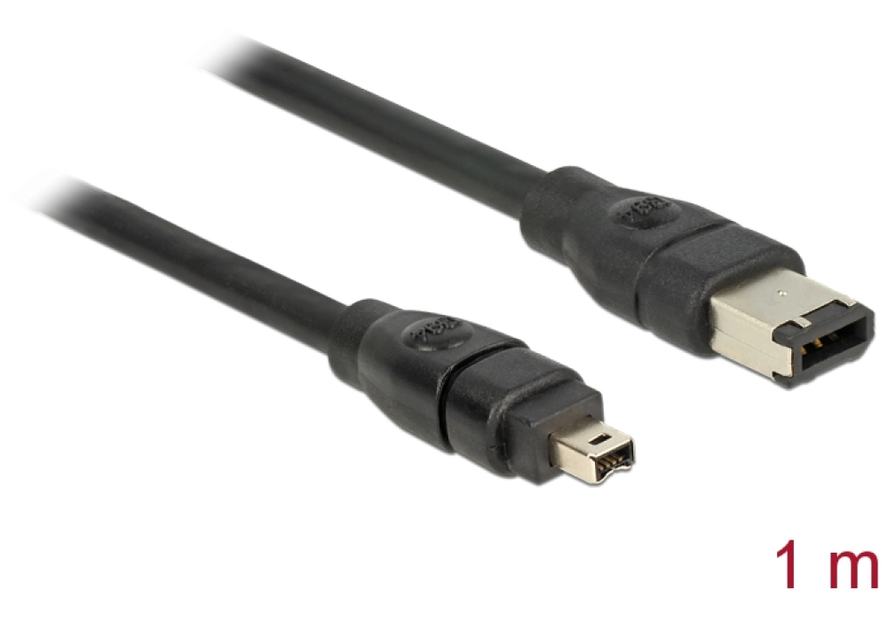 DeLOCK Cable FireWire 6 pin male > 4 pin male 1 m