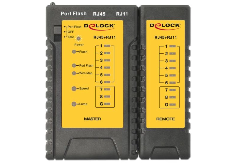 DeLOCK Cable Tester RJ45 / RJ12