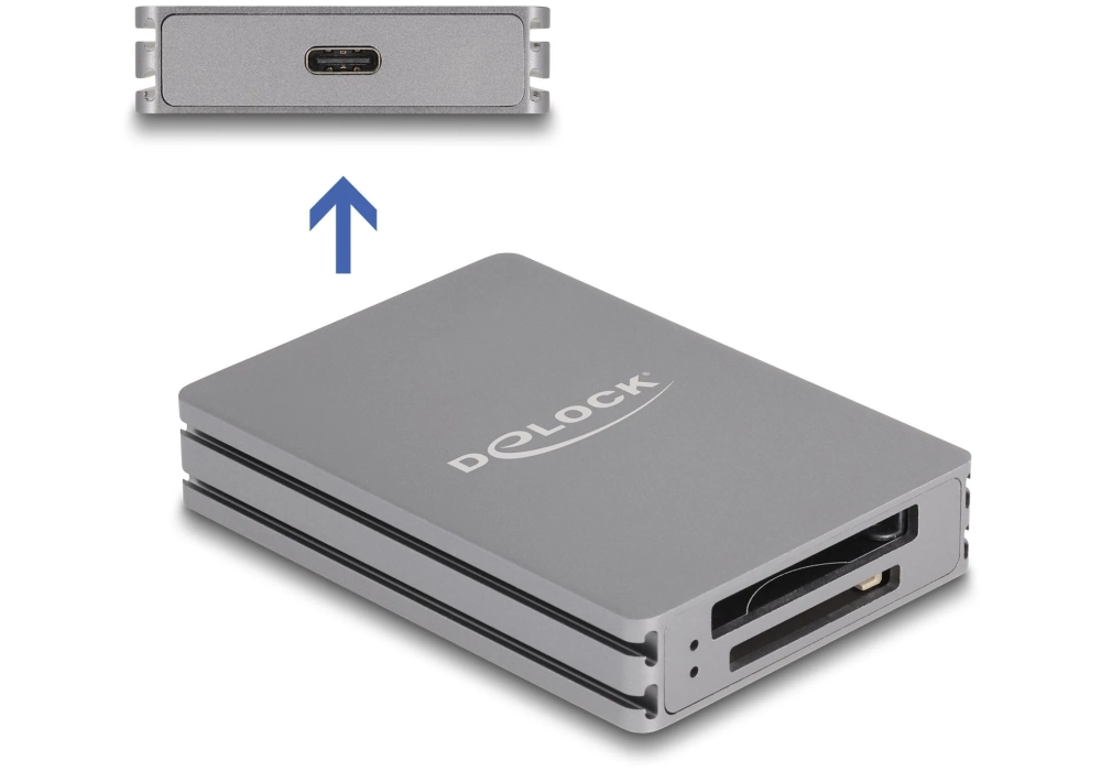 Delock Card Reader Extern 91011 USB type-C pour SD/CFexpress Type B 