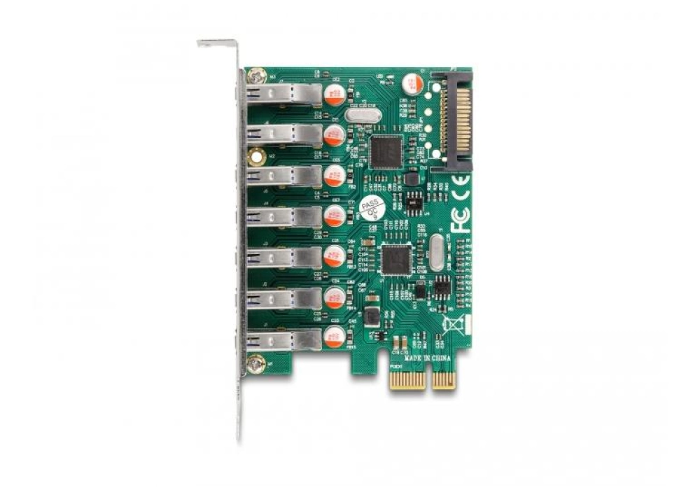 Delock Carte PCI Express vers 7x USB A 3.0