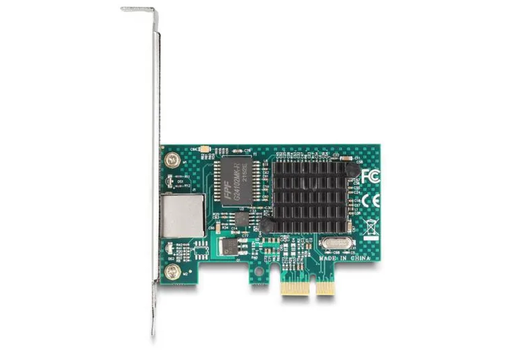 Delock Carte PCI Express x1 vers 1 x RJ45 Gigabit LAN, BCM5721