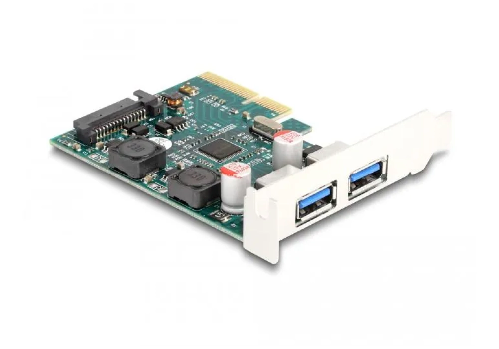 Delock Carte PCIe USB 3.1 Gen 2 - 2x USB type A