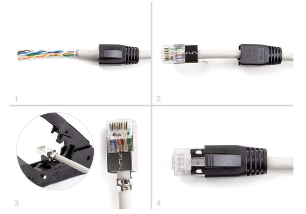 DeLOCK Connecteur RJ45 Cat.6A/7, S/FTP, 25 Pièce/s, Transparent