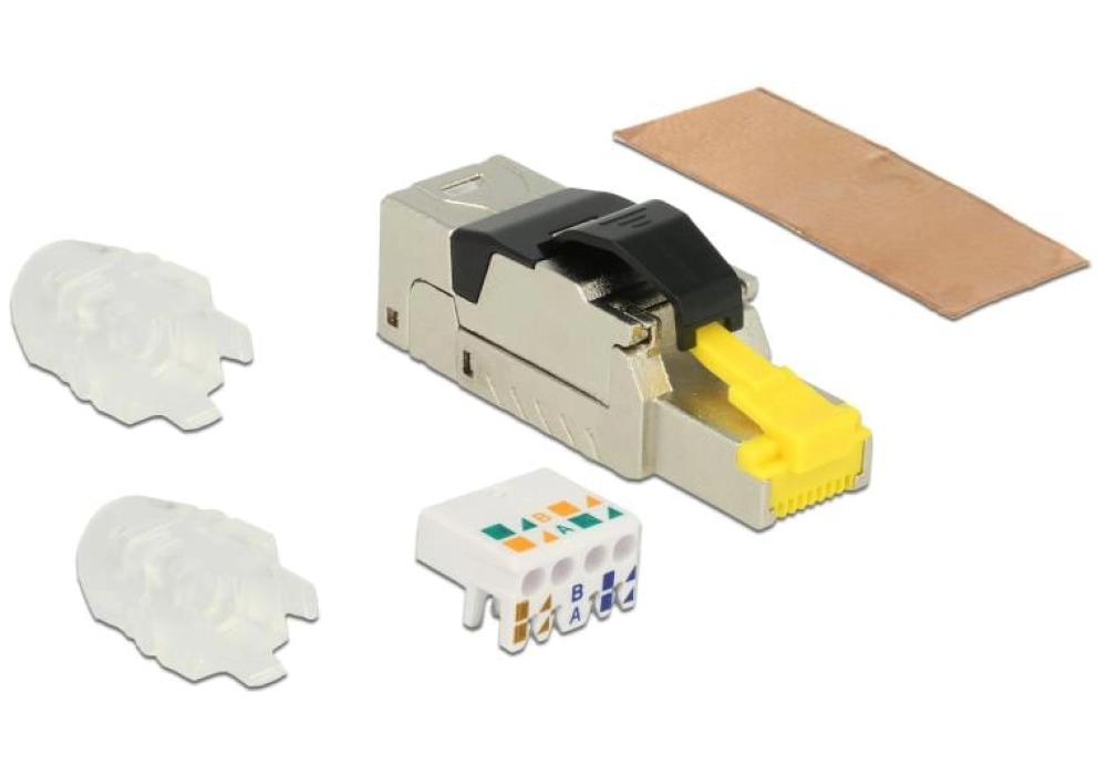 DeLOCK Connecteur RJ45 Cat.8.1 Montage sur site, 1 pièce