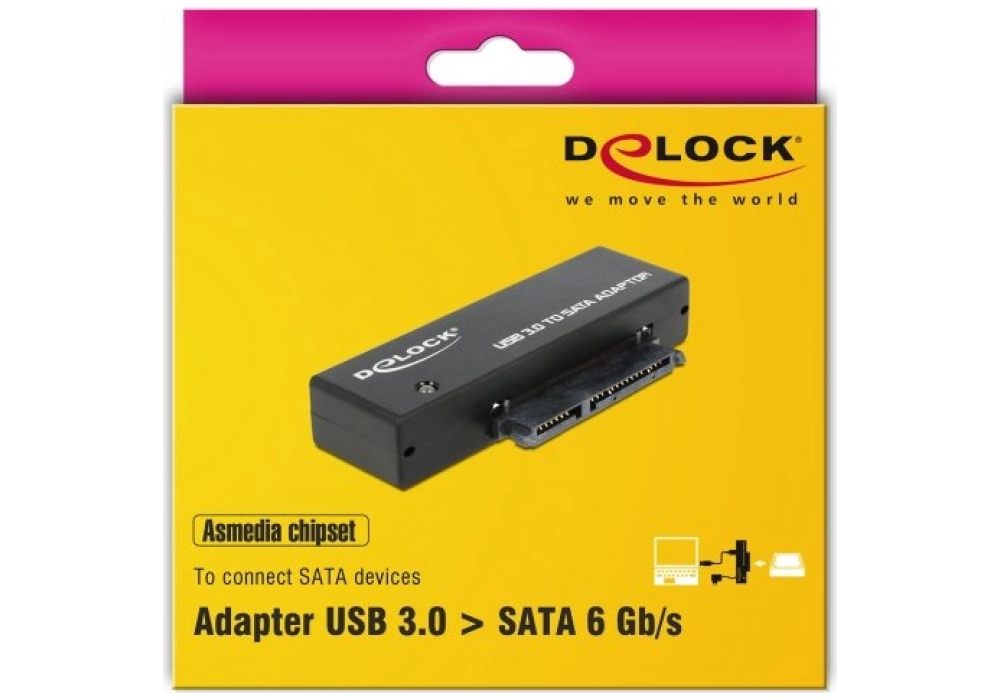 DeLOCK Converter USB 3.0 to SATA 6 Gb/s (62486)