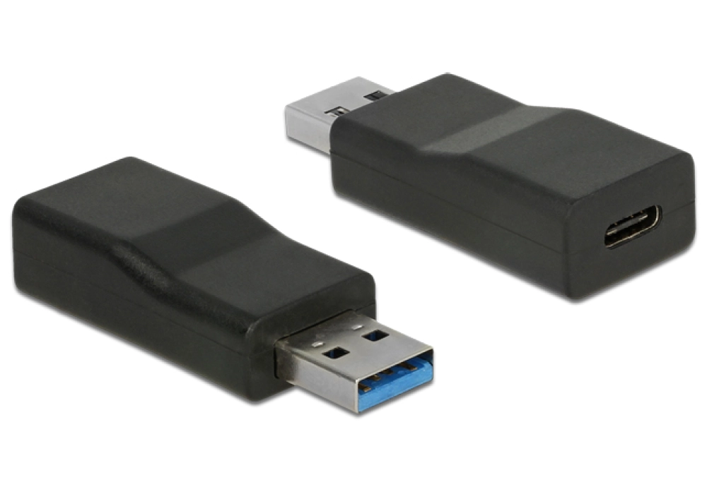 DeLOCK Converter USB 3.1 Gen 2 Type-A (M) > USB Type-C (F) Active