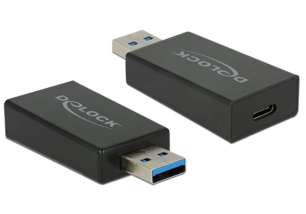 DeLOCK Converter USB 3.1 Gen 2 Type-A male > USB Type-C female Active