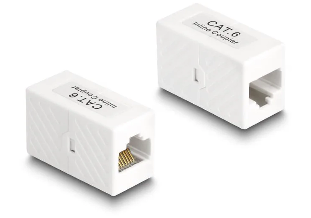 Delock Couleur RJ45 Cat.6 UTP, blanc