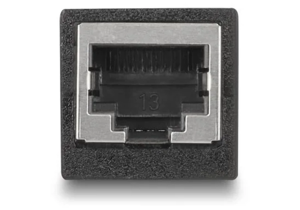 Delock Coupleur RJ45 Cat.6 UTP, noir