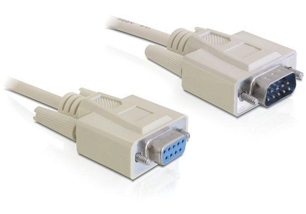 DeLOCK DB9 Cable Extension - 2.0m