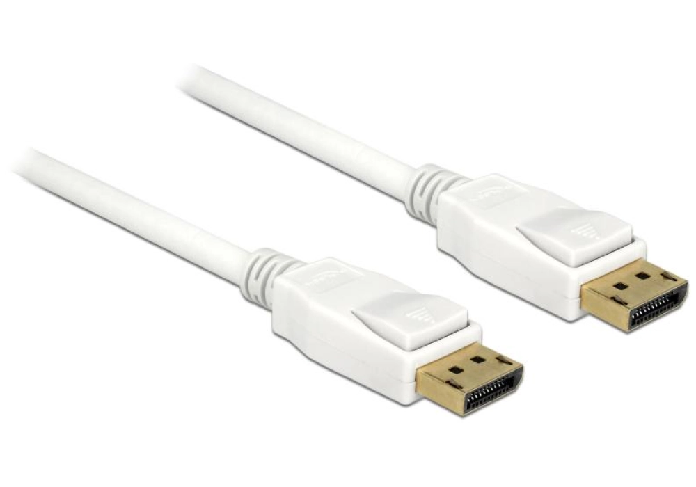 DeLOCK DisplayPort / DisplayPort Cable (White) - 10.0 m