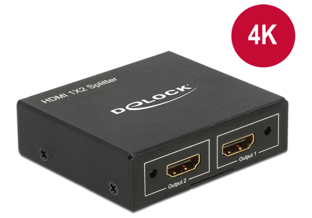 DeLOCK Diviseur de signaux à 2 ports HDMI - HDMI 4K/30Hz