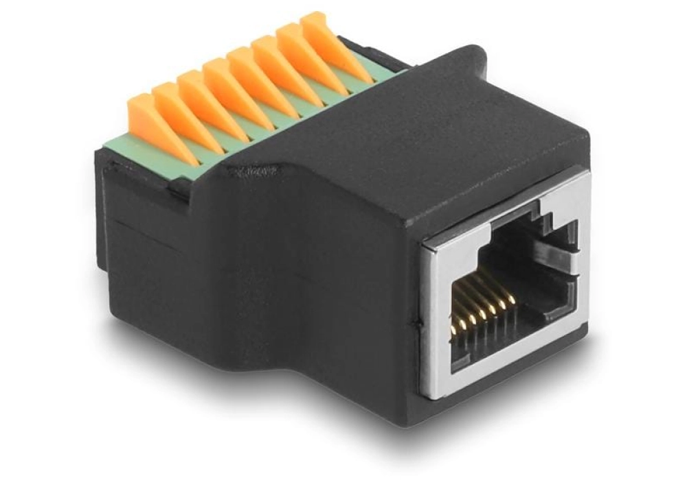 DeLOCK Douille RJ45 vers bloc terminal