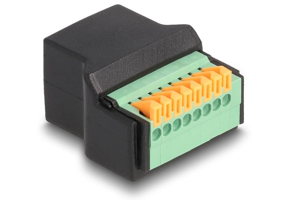 DeLOCK Douille RJ45 vers bloc terminal