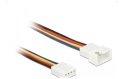 DeLOCK Fan Cable - 4-pin Male/Female (0.50m)