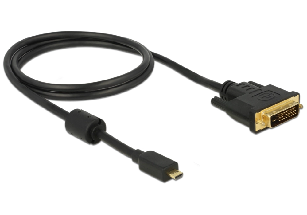 DeLOCK HDMI-micro D (M) > DVI (M) Cable - 1.0 m