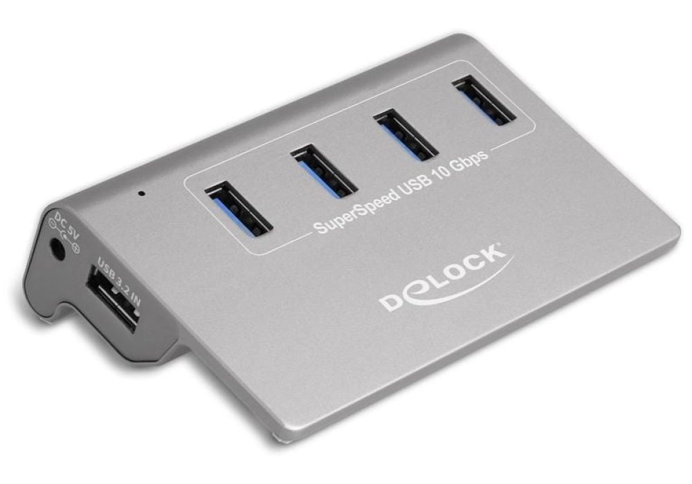 DeLOCK Hub USB 3.2 Gen 2 avec 4 ports USB Type-A