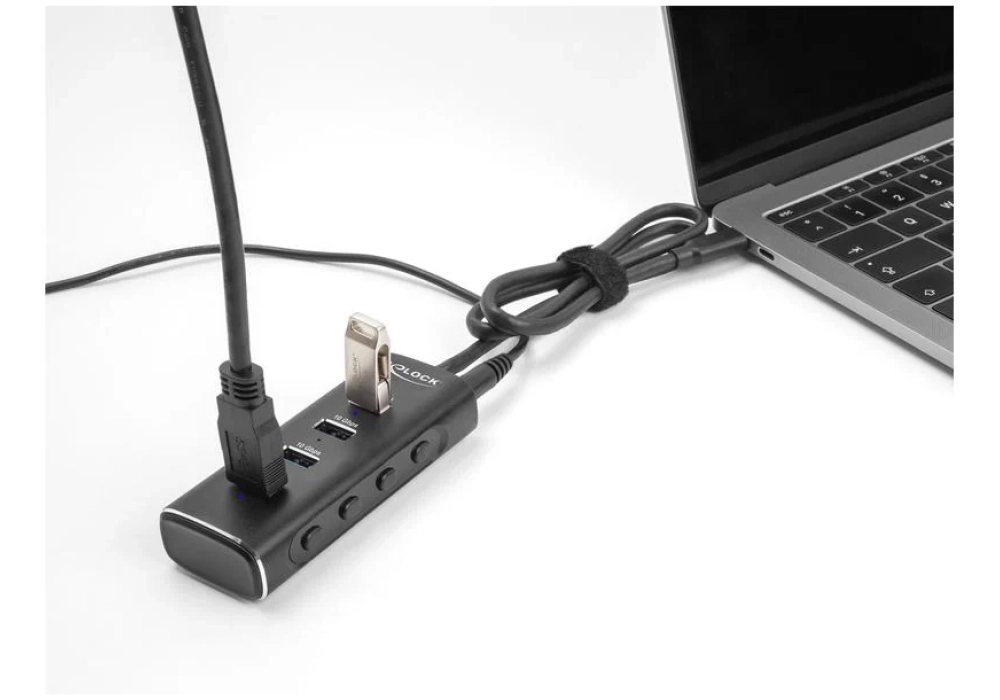 Delock Hub USB 4x USB A 10Gbps/1x USB C 10Gbps