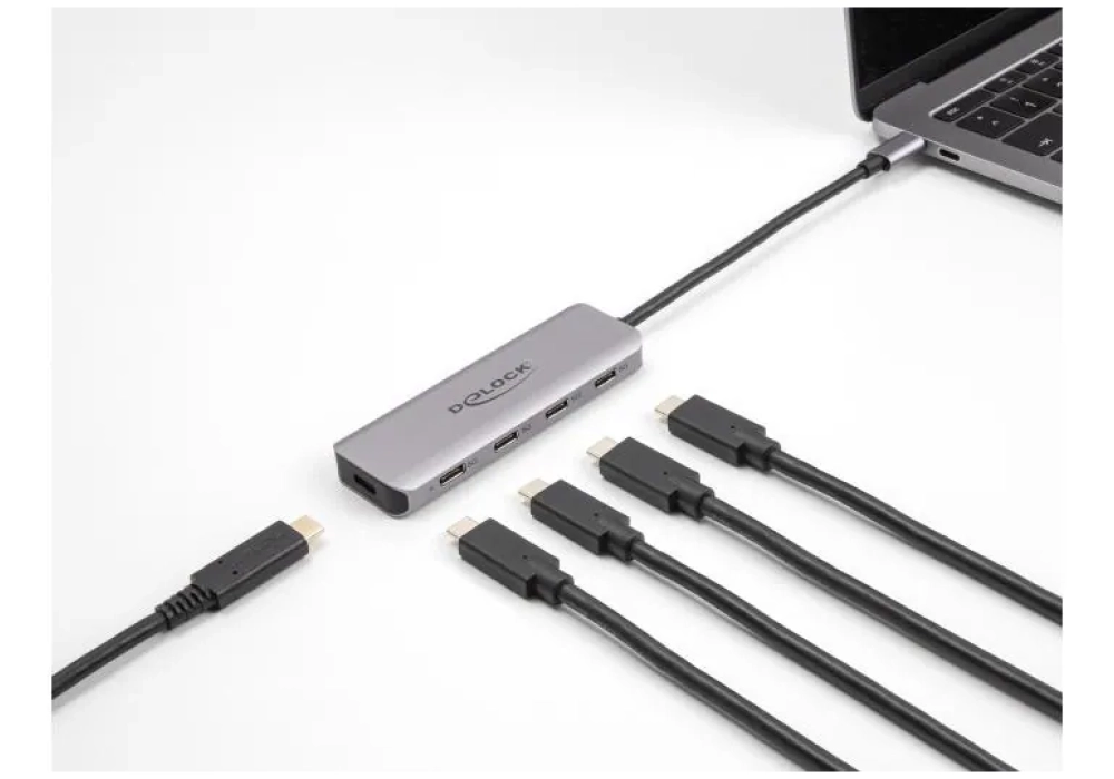 Delock Hub USB 4x USB C 5Gbps