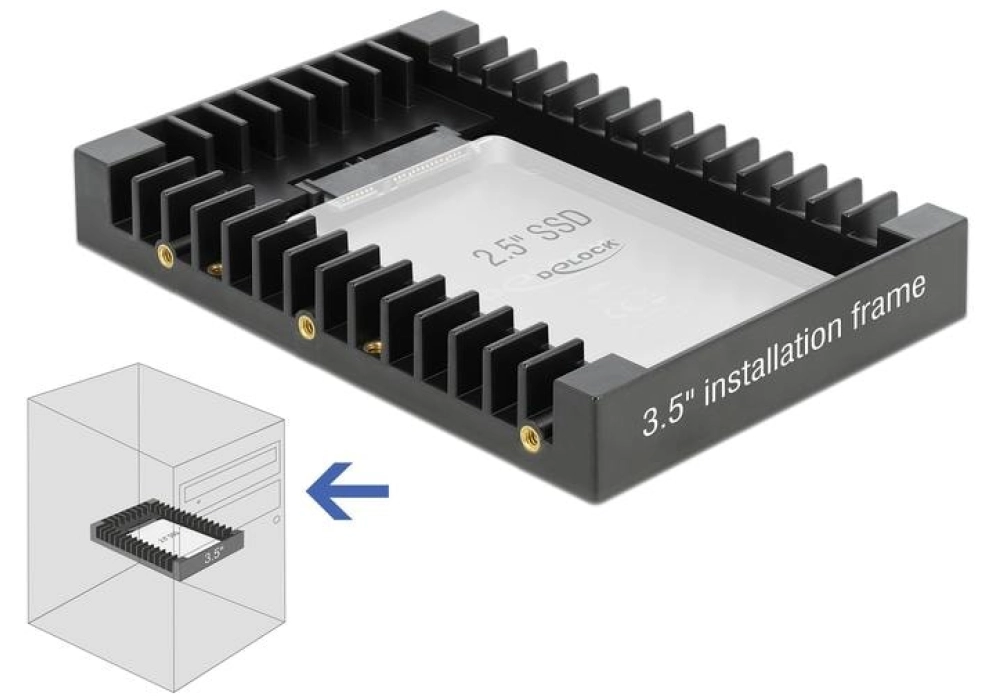 DeLOCK Installation Frame 3.5″ > 2.5″ SATA