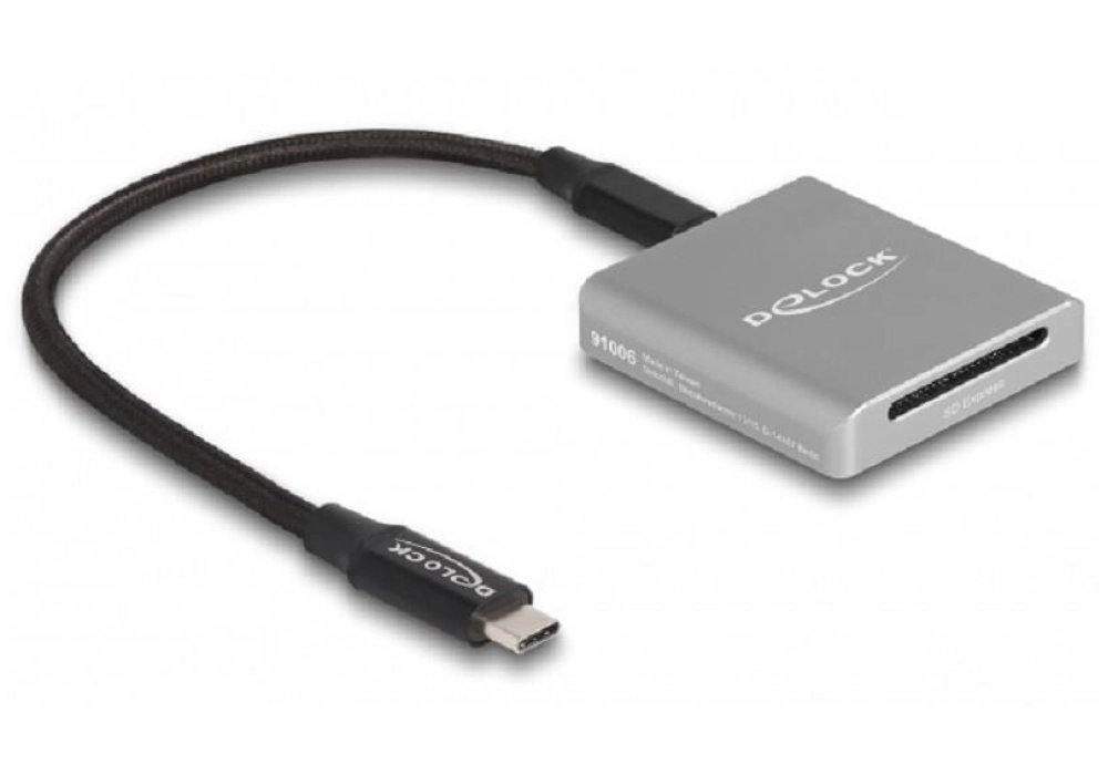 DeLOCK Lecteur USB Type-C pour cartes SD Express (SD 7.1)