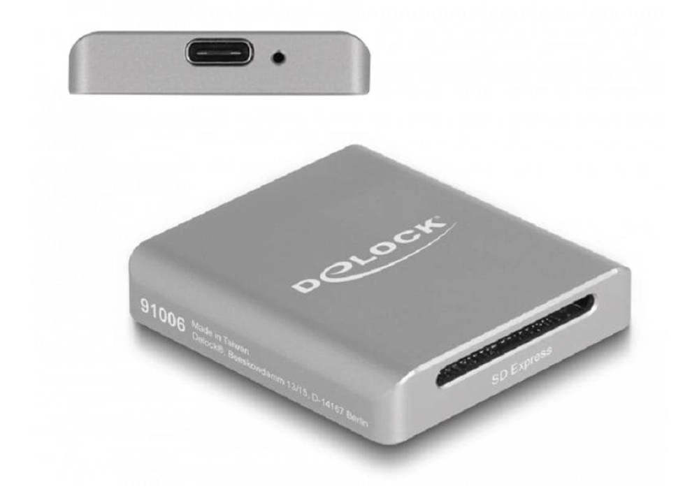 DeLOCK Lecteur USB Type-C pour cartes SD Express (SD 7.1)