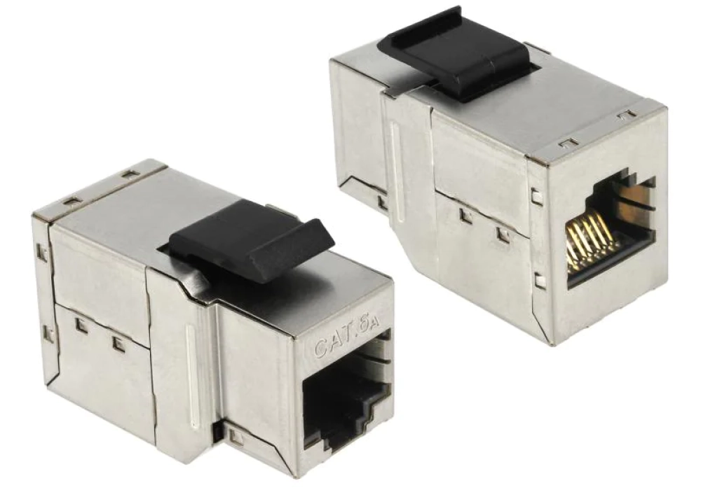 Delock Module Keystone RJ-45 - RJ-45, Cat.6A blindé