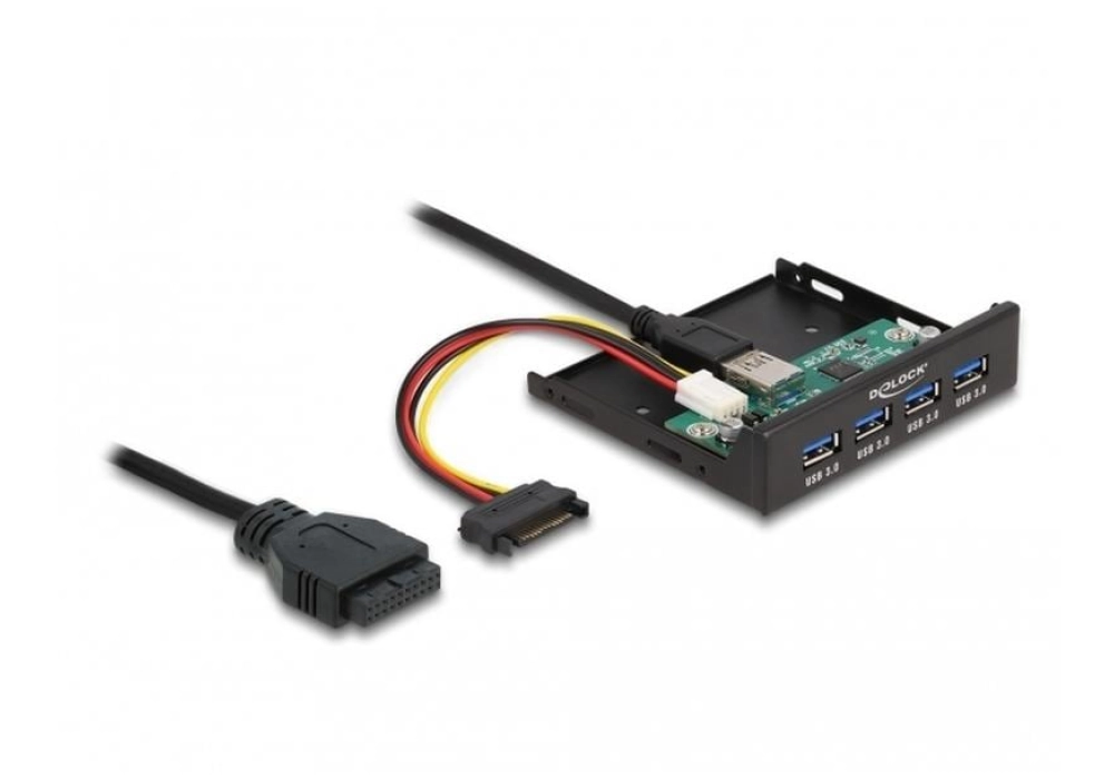 DeLOCK Panneau frontal 4x USB-A