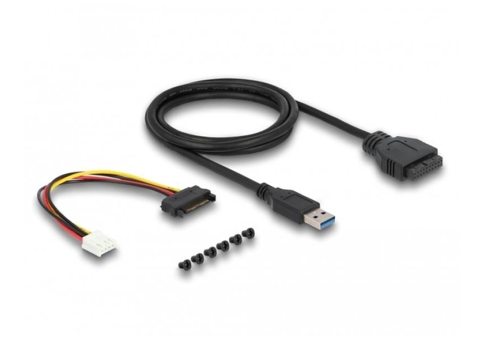 DeLOCK Panneau frontal 4x USB-A