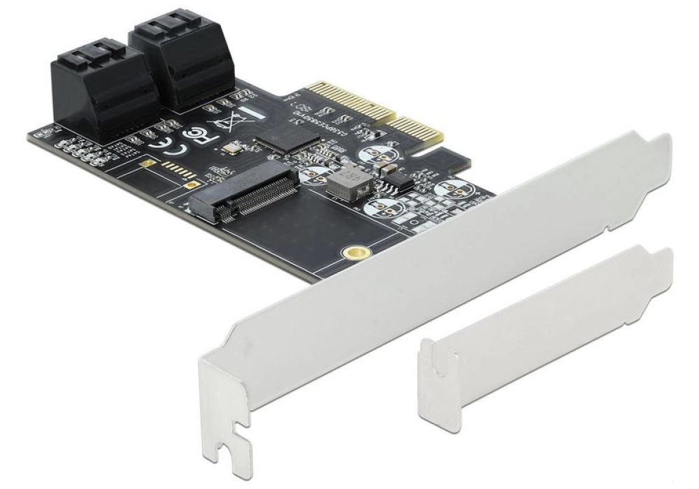 DeLOCK PCI Express Card 4x SATA 6 Gb/s + 1x M.2 SATA 2242