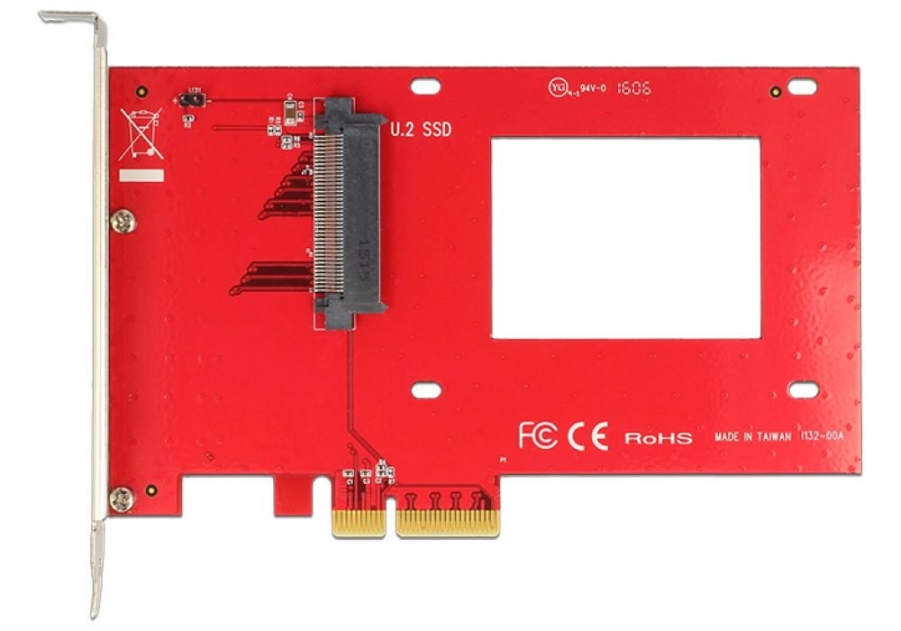 DeLOCK PCIe card > 1 x U.2 NVMe