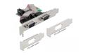 DeLOCK PCIe Card 2 x Serial (LP)