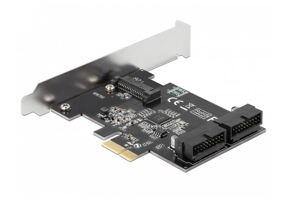 DeLOCK PCIe Card 2 x USB 3.0 Header (19-pin)